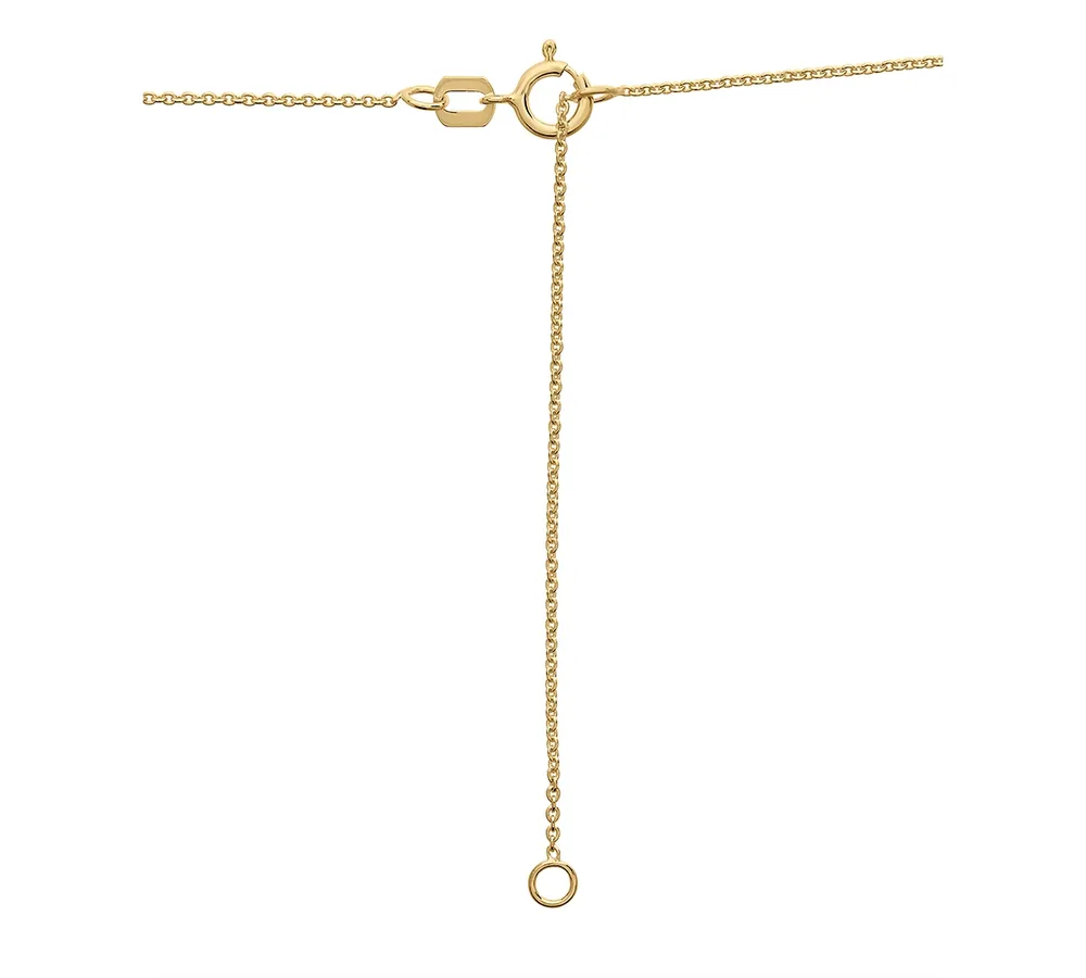 Wrapped Diamond Triangle Lariat Necklace (1/3 ct. t.w.) in 14k Gold, 16" + 2" extender, Created for Macy's