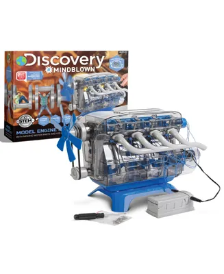 Discovery #Mindblown Model Engine Kit, with Moving Parts and Lights