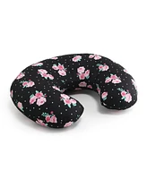 The Peanutshell Nursing Pillow for Breastfeeding, Black Camo