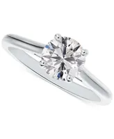 Portfolio by De Beers Forevermark Diamond Round-Cut Cathedral Solitaire Engagement Ring (5/8 ct. t.w.) in 14k White or Yellow Gold