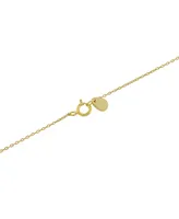 Giani Bernini Cubic Zirconia Bee Pendant Necklace in Gold-Plated Sterling Silver, 16" + 2" extender, Created for Macy's