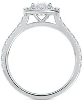 Portfolio by De Beers Forevermark Diamond Oval Halo Engagement Ring (1 ct. t.w.) in 14k Gold