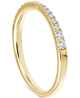 Portfolio by De Beers Forevermark Diamond Pave Pinched Band (1/4 ct. t.w.) in 14k White or Yellow Gold