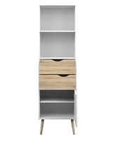 Diana 2 Drawers and 1 Door Bookcase