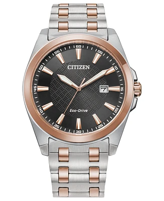 Citizen Eco-Drive Men's Corso Two-Tone Stainless Steel Bracelet Watch 41mm