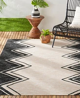 Nicole Miller Patio Sofia Leon 7'9" x 10'2" Outdoor Area Rug