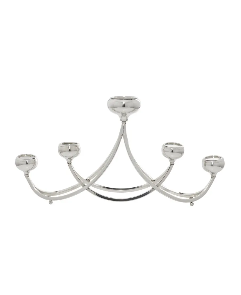 Candlestick Holders - Silver