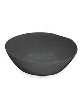 Tarhong Planta Matte Black Melamine Serve Bowl 142 oz.