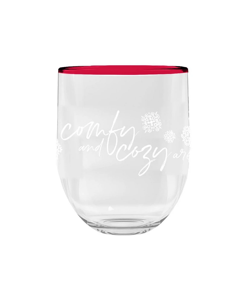 Tarhong Holiday Cozy Stemless, 15oz.,Premium Acrylic,Set Of 6