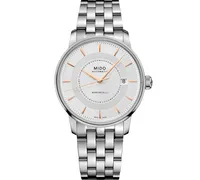 Mido Men's Swiss Automatic Baroncelli Signature Stainless Steel Bracelet Watch 39mm
