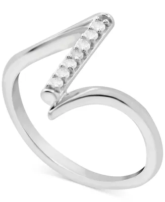 Diamond Statement Ring (1/10 ct. t.w.) Sterling Silver