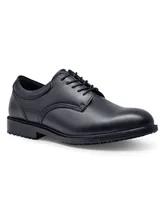 Shoes for Crews Men's Cambridge Uniform Dress Work Shoes, Oxford Shoes, Slip Resistant, Water Resistant, Black, 15 M