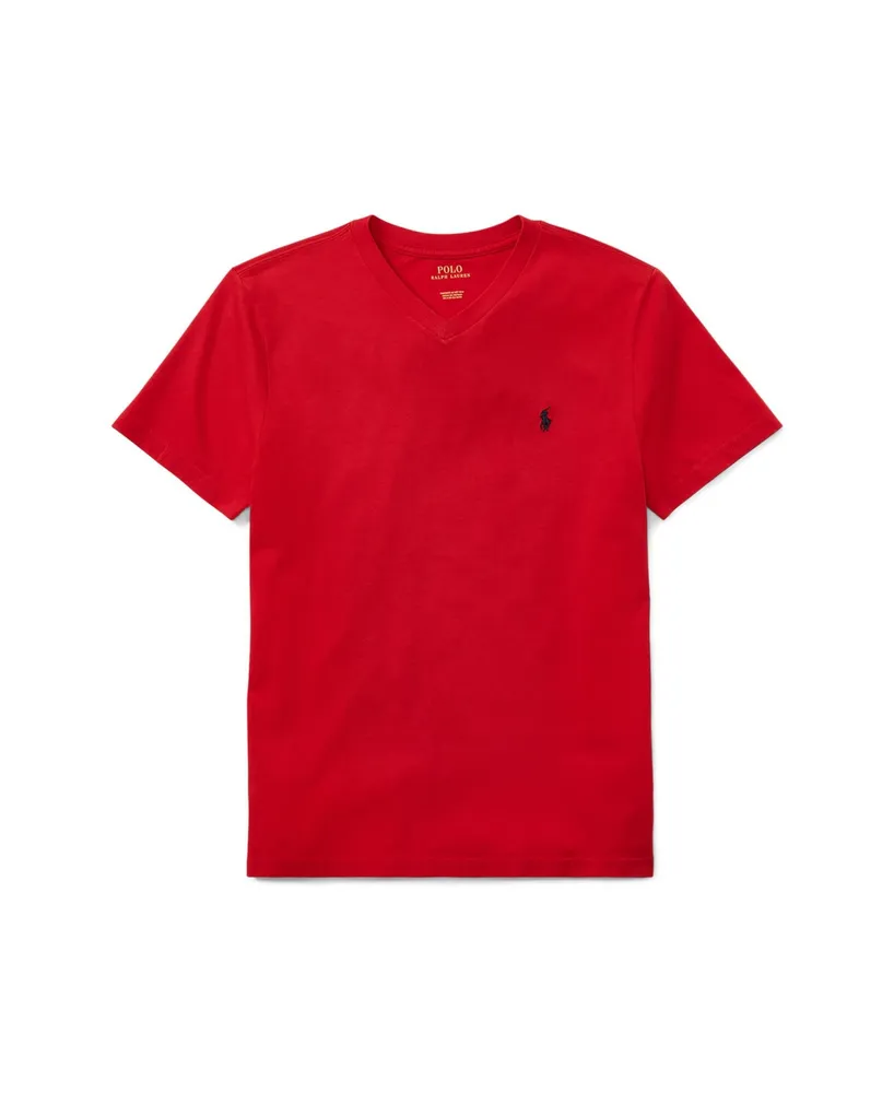 Polo Ralph Lauren Big Boys Cotton Jersey V-Neck T-Shirt