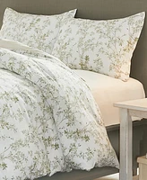 Laura Ashley Lindy Cotton Reversible 2-Pc. Duvet Cover Set, Twin