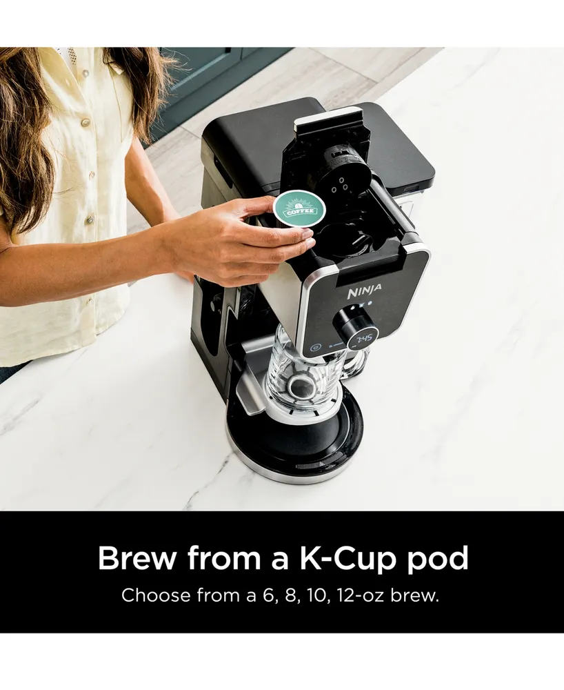 Ninja CFP301 DualBrew Pro Specialty Coffee System, Single-Serve, Compatible with K-Cups & 12-Cup Drip Coffee Maker