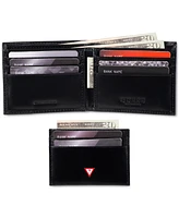 Guess Men's Rfid Slimfold Wallet & Card Case Set
