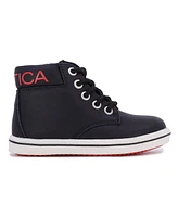 Nautica Toddler Boys Bowenswarf Casual Padded Collar High-top Sneaker