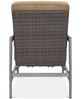 Charleston 5-Pc. Round Fire Pit Chat Set (1 Fire Pit & 4 Rocker Chairs), Created for Macy's