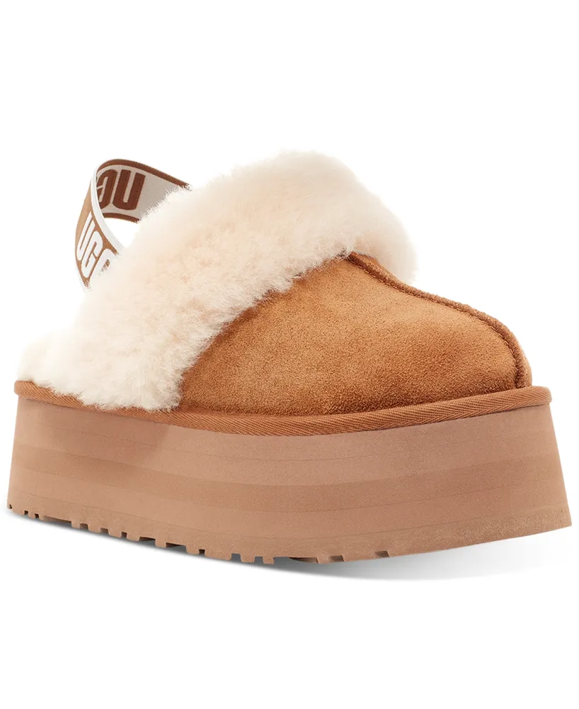 Ugg Funkette Slingback Platform Slippers