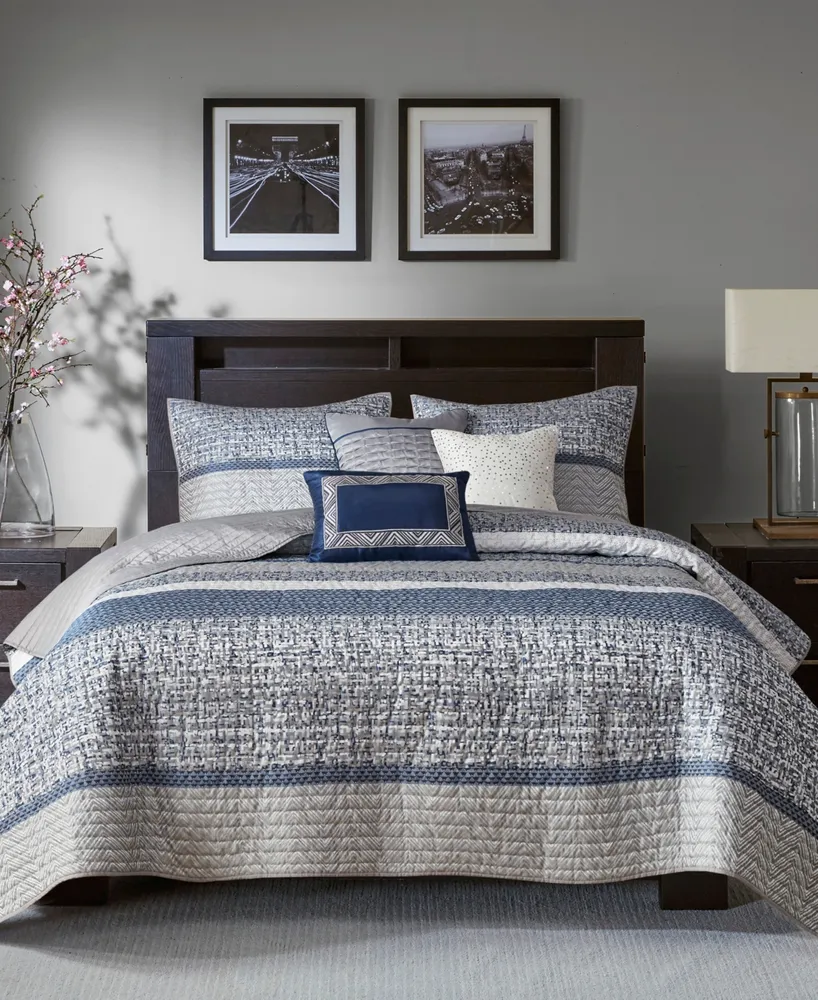 Madison Park Rhapsody 6-Pc. Quilt Set, Full/Queen