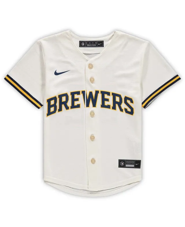 Nike Women's Christian Yelich Cream Milwaukee Brewers Home Replica Player  Jersey - Macy's