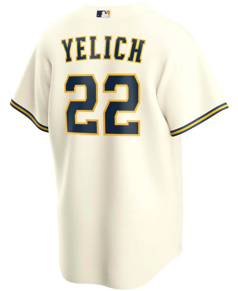 Men's Christian Yelich Milwaukee Brewers Alternate Replica Player Jersey