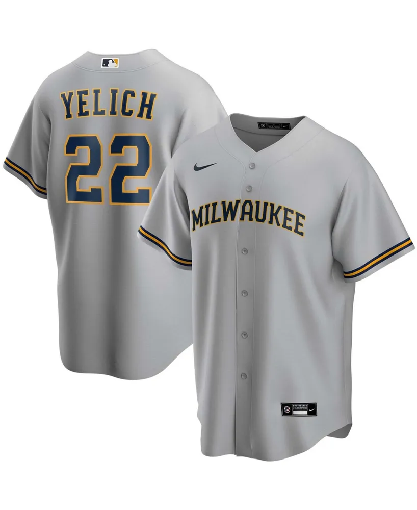 Men's Christian Yelich Milwaukee Brewers Alternate Replica Player Jersey
