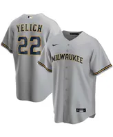 Men's Christian Yelich Milwaukee Brewers Alternate Replica Player Jersey