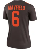 Women's Baker Mayfield Brown Cleveland Browns Alternate Legend Jersey