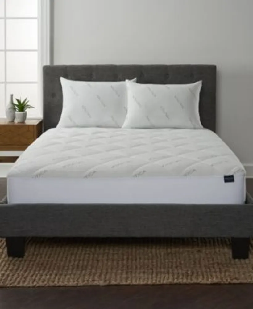 Nautica Baird Diamond Knit Solid Cotton Bed Blanket