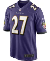 Men's J.k. Dobbins Purple Baltimore Ravens Game Team Jersey