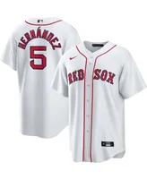 Men's Enrique Hernandez White Boston Red Sox Home Official Replica Player Jersey