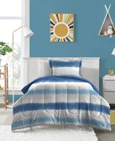 Dream Factory Tie Dye Stripe Twin Comforter Set, Set of 5