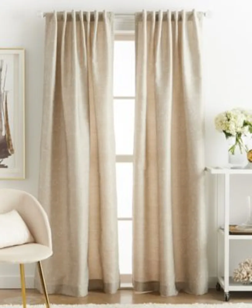 Martha Stewart Collection Fresco Backtab Lined Curtain Panels Created For Macys