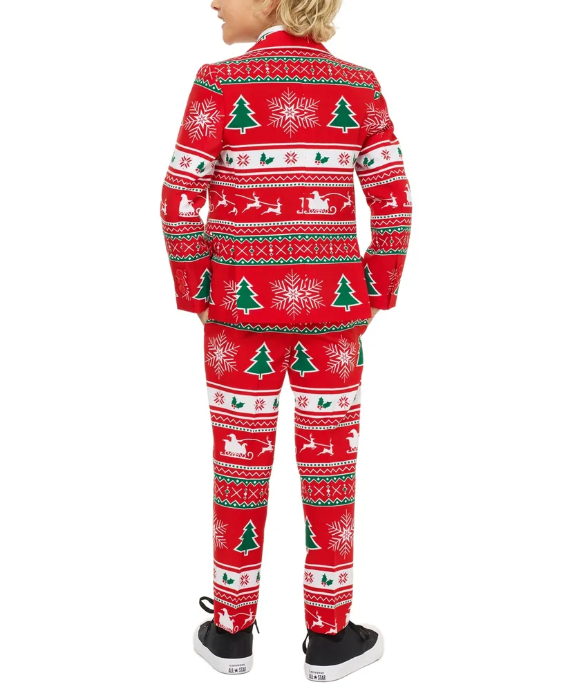 OppoSuits Boys Winter Wonderland Christmas Suit