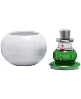 Swarovski Holiday Cheers Snowman Candy Bowl