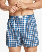 Tommy Hilfiger Men's 3-Pk. Classic Printed Cotton Poplin Boxers