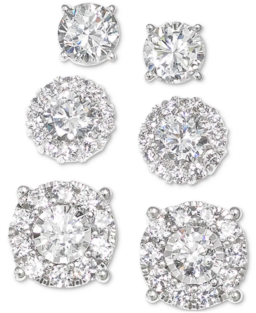 Diamond Stud Earrings (1 ct. t.w.) in 14k Gold or White Gold