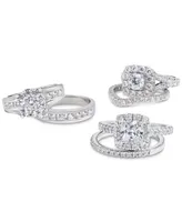 Diamond Halo Bridal Set (3 ct. t.w.) in 14k White or Yellow Gold