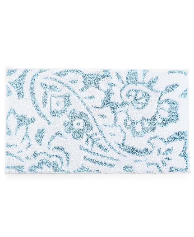 Charter Club Paisley Bath Rug, 19" x 34", Created for Macy's