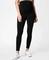 Seraphine Black Over Bump Maternity Leggings