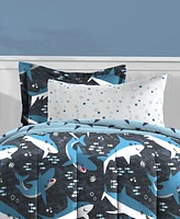 Dream Factory Sharks -Piece Comforter Set