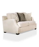 Furniture of America Quavo Upholstered Loveseat