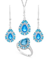 Blue Topaz Multi Gemstone Jewelry Collection