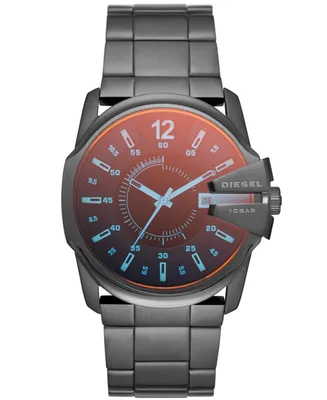 Diesel Men's Master Chief Chronograph Gunmetal-Tone Stainless Steel Watch 46mm