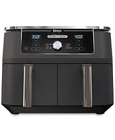 Ninja Foodi DZ401 6-in-1 10-qt. Xl 2-Basket Air Fryer with DualZone Technology- Air Fry, Broil, Roast, Dehydrate, Reheat and Bake, Family Sized