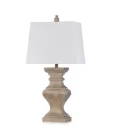 Square Candlestick Molded Table Lamp