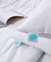Martha Stewart White Feather Down Medium Firm Lyocell Around 2 Pack Pillows