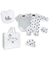 Baby Boys and Girls 5 Piece Toy Box Layette Gift Set