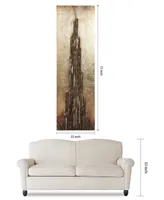 Empire Art Direct Stratified Metallic Handed Painted Rugged Wooden Wall Art, 72" x 22" x 2.8"